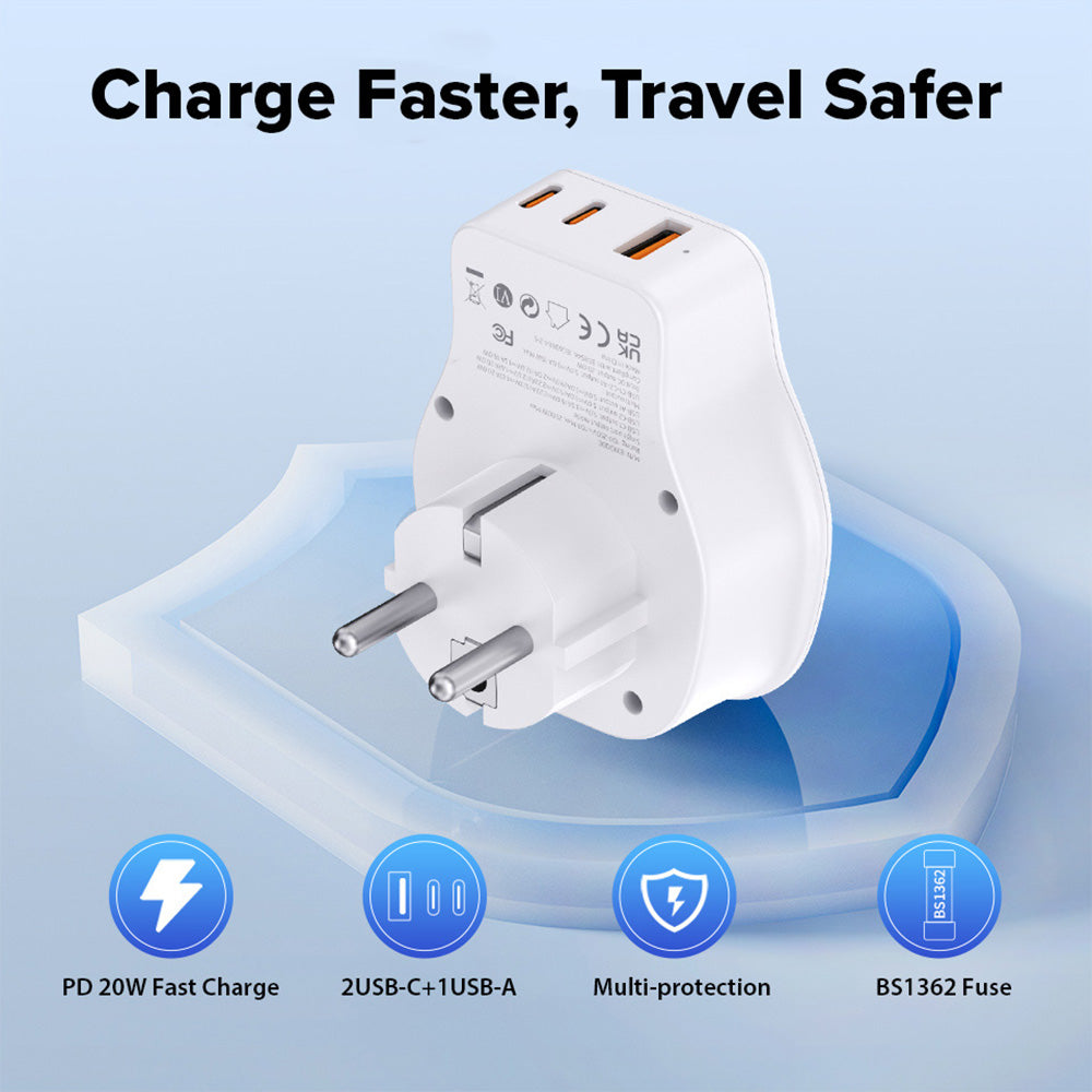 Maplin Worldwide Mains Power Travel Adapter