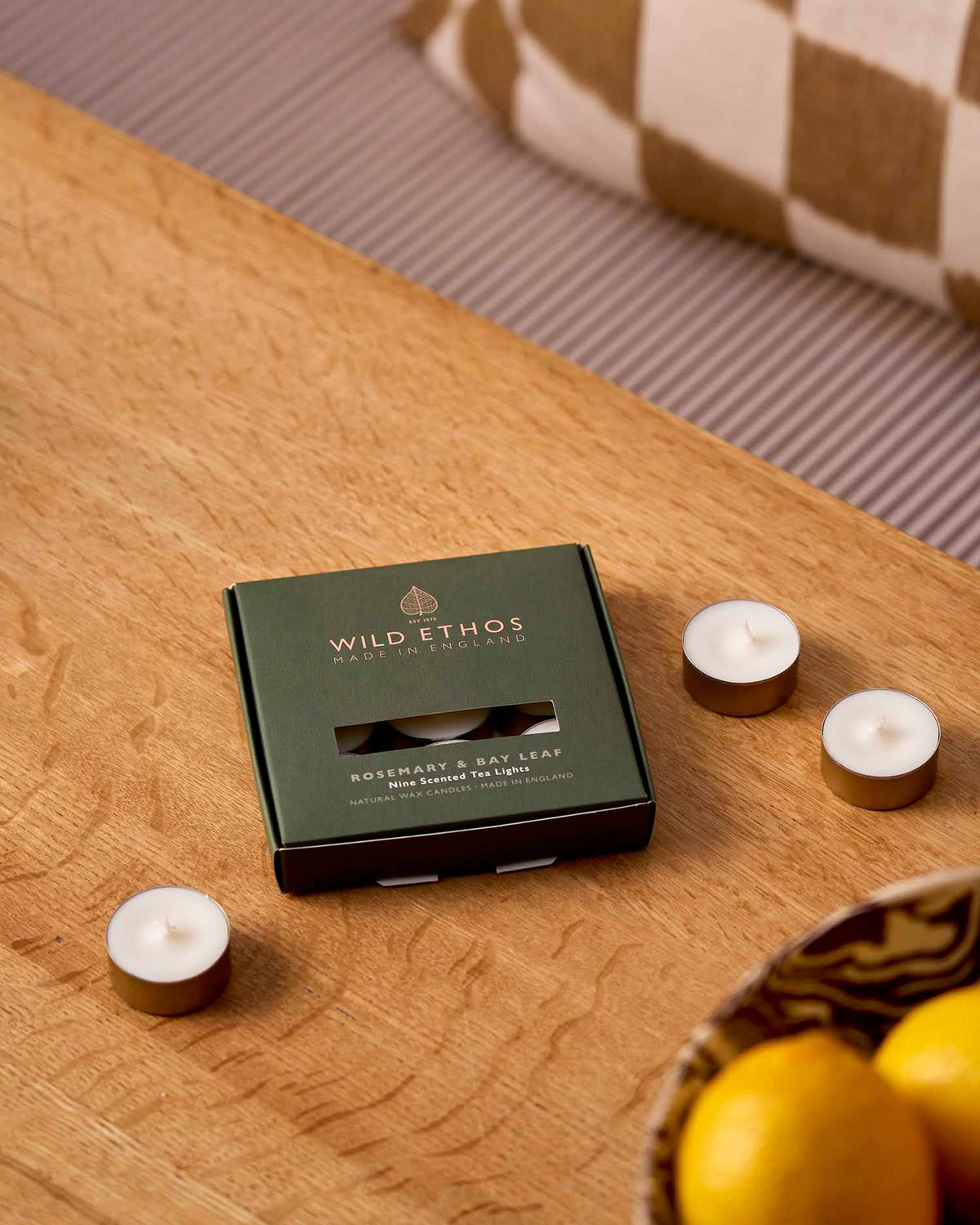 Rosemary & Bay Leaf Scented Tealights