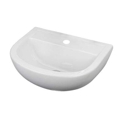 50cm Special Needs Basin 1 Tap hole with No Overflow