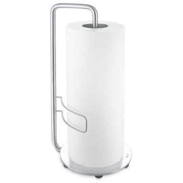 Zack Adeo Premium Brushed Stainless Steel Kitchen Roll Holder - Award-Winning German Design