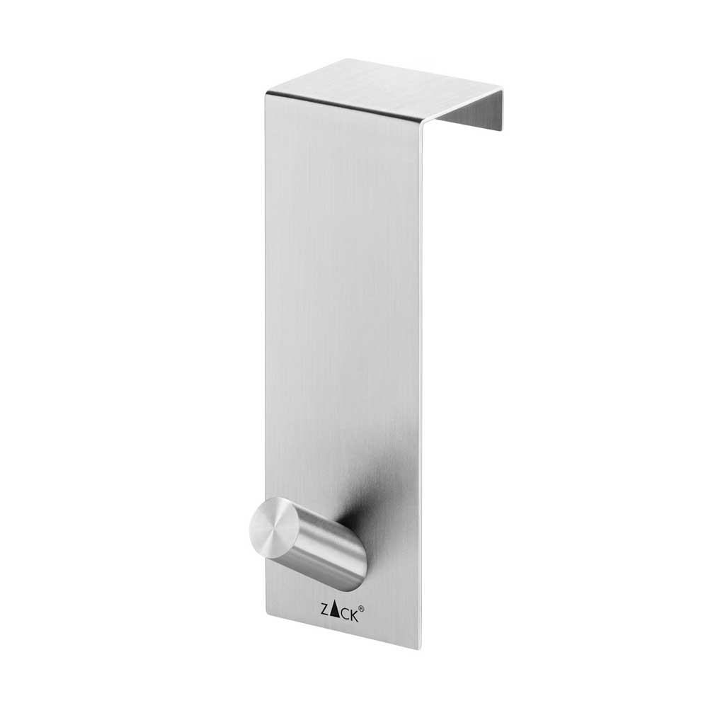 Zack Exit Premium Brushed Stainless Steel Standard Door Hook - Award-Winning German Design
