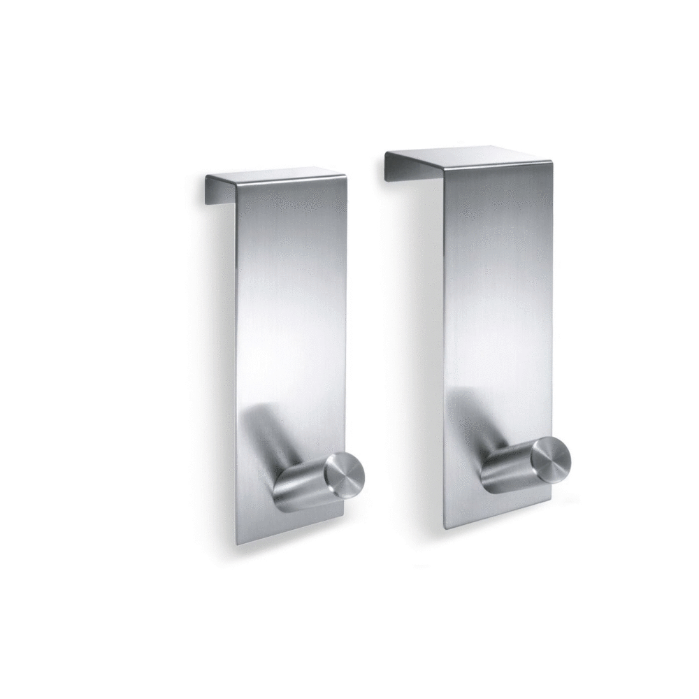 Zack Exit Premium Brushed Stainless Steel Standard Door Hook - Award-Winning German Design