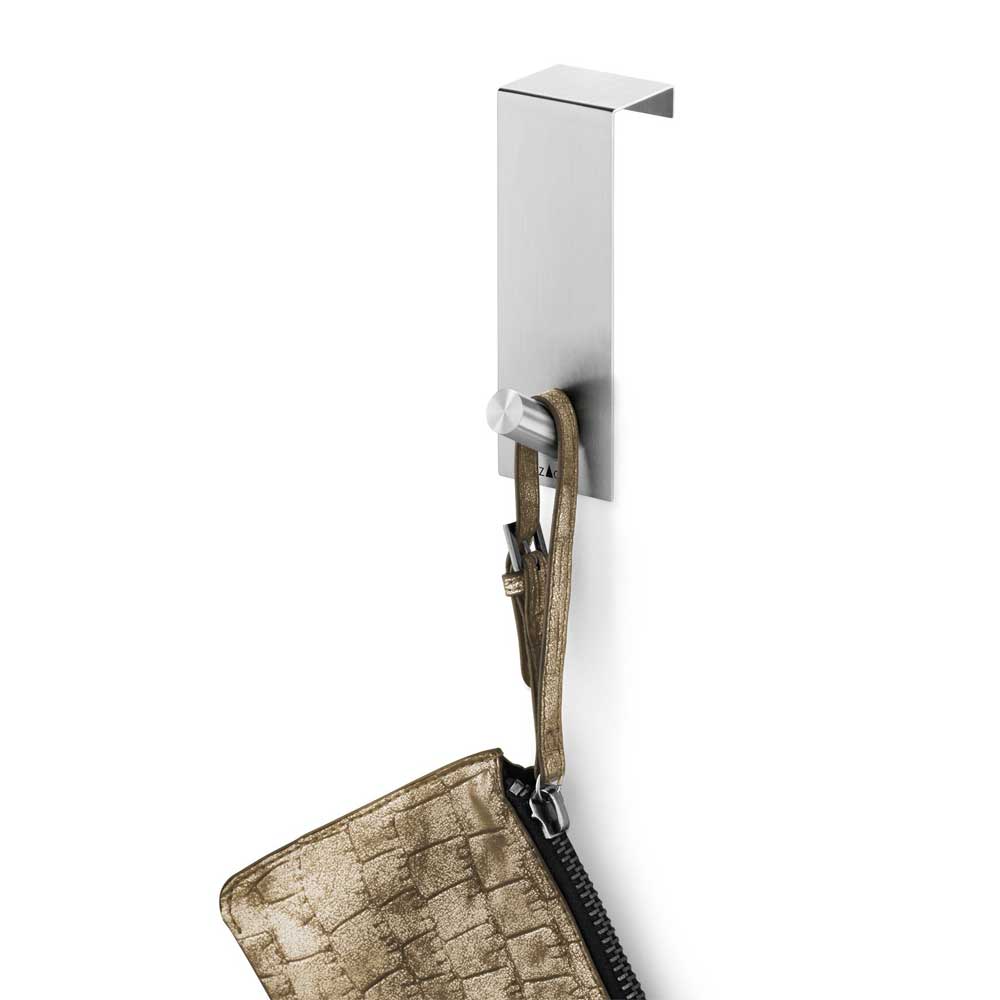 Zack Exit Premium Brushed Stainless Steel Standard Door Hook - Award-Winning German Design