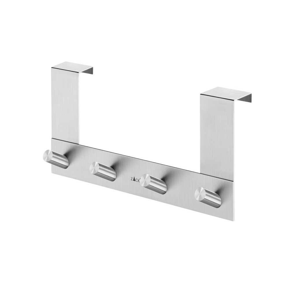 Zack Exit Premium Brushed Stainless Steel Door Hook Rack - Award-Winning German Design