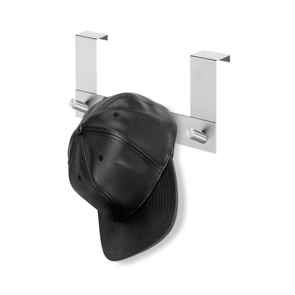 Zack Exit Premium Brushed Stainless Steel Door Hook Rack - Award-Winning German Design