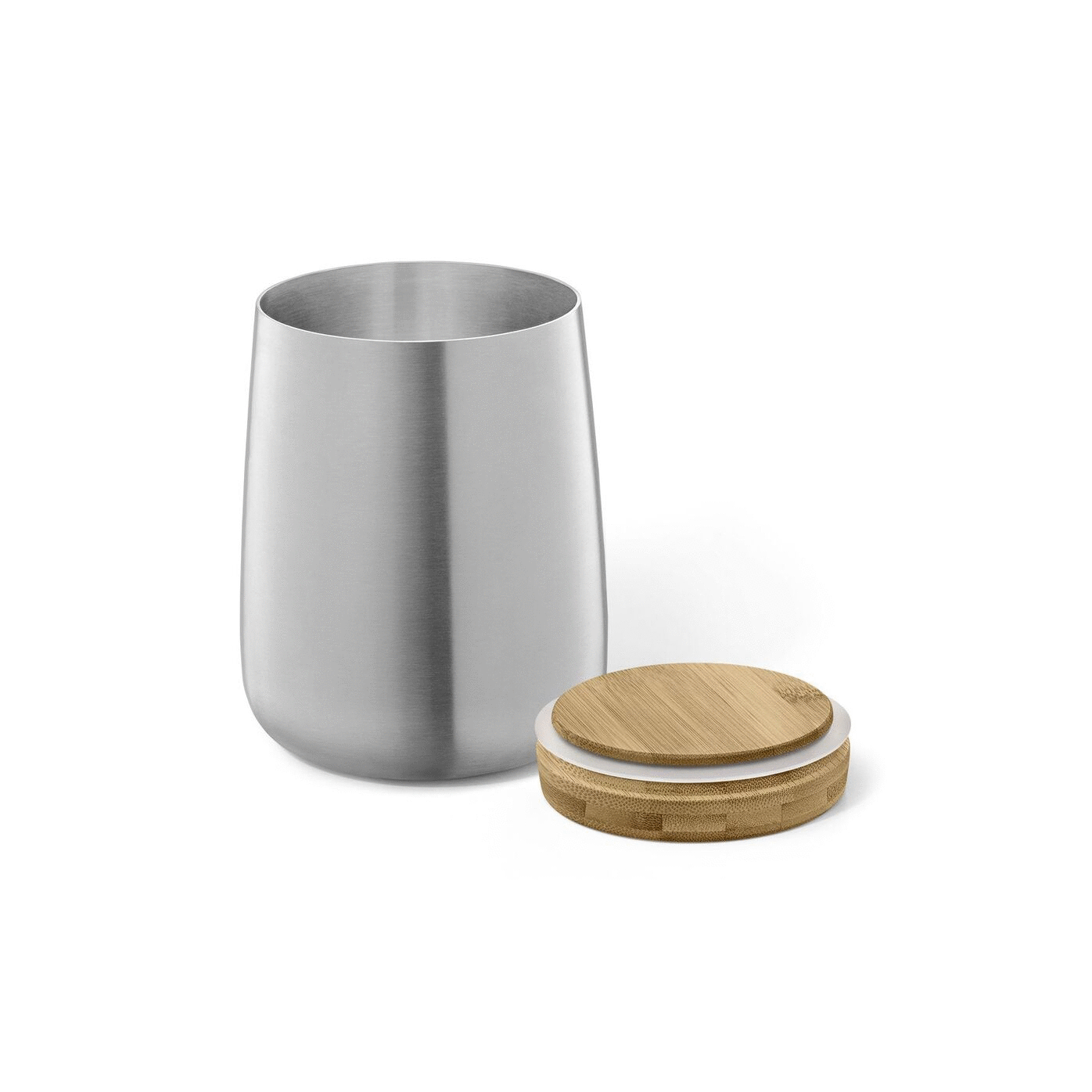Zack Bevo Premium Brushed Stainless Steel Storage Canister (1.0L) - Award-Winning German Design