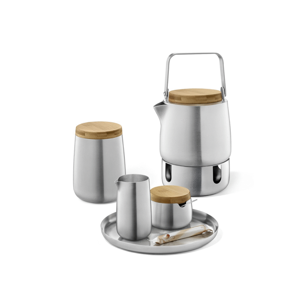 Zack Bevo Premium Brushed Stainless Steel Storage Canister (1.0L) - Award-Winning German Design