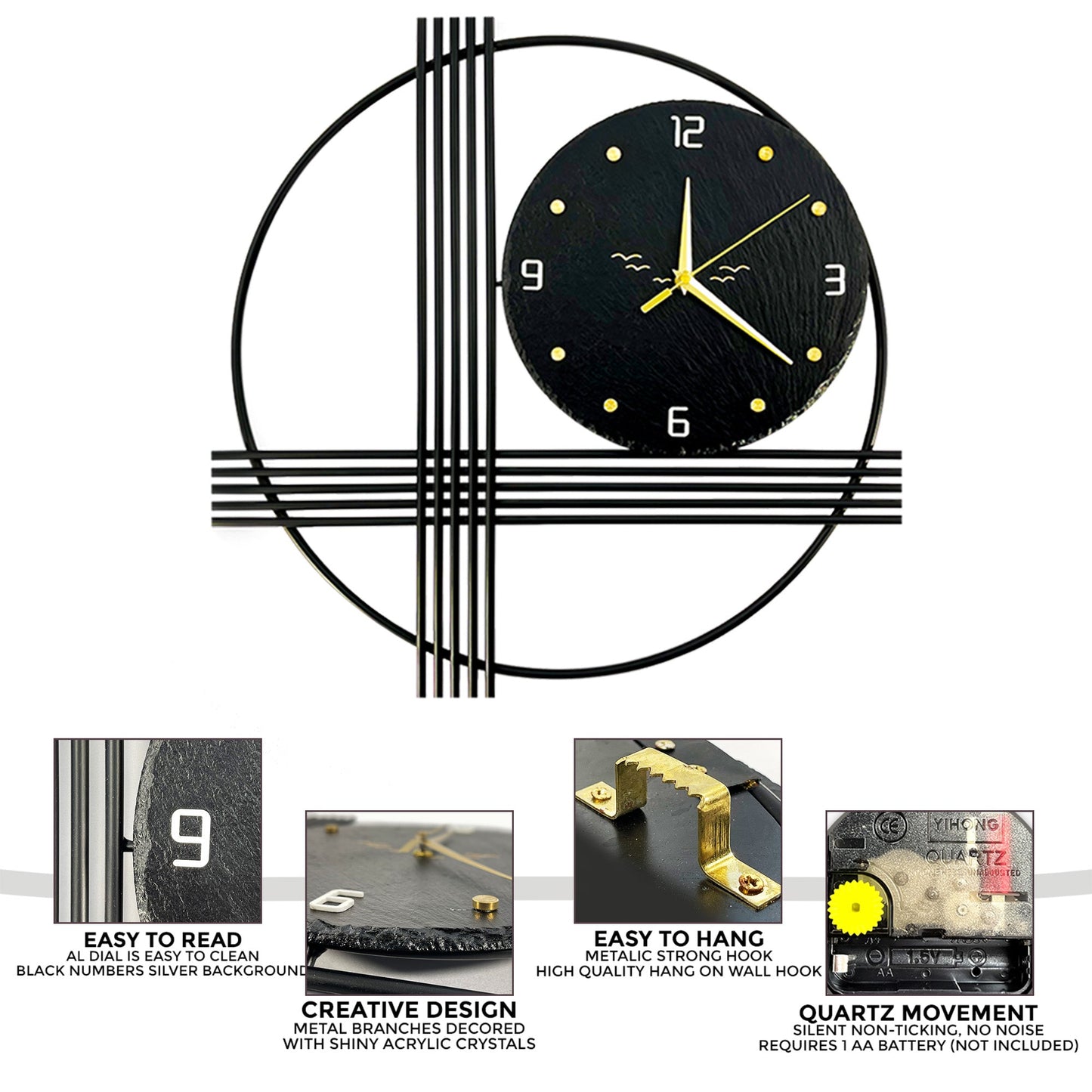 The LO Clock - Wall Clock