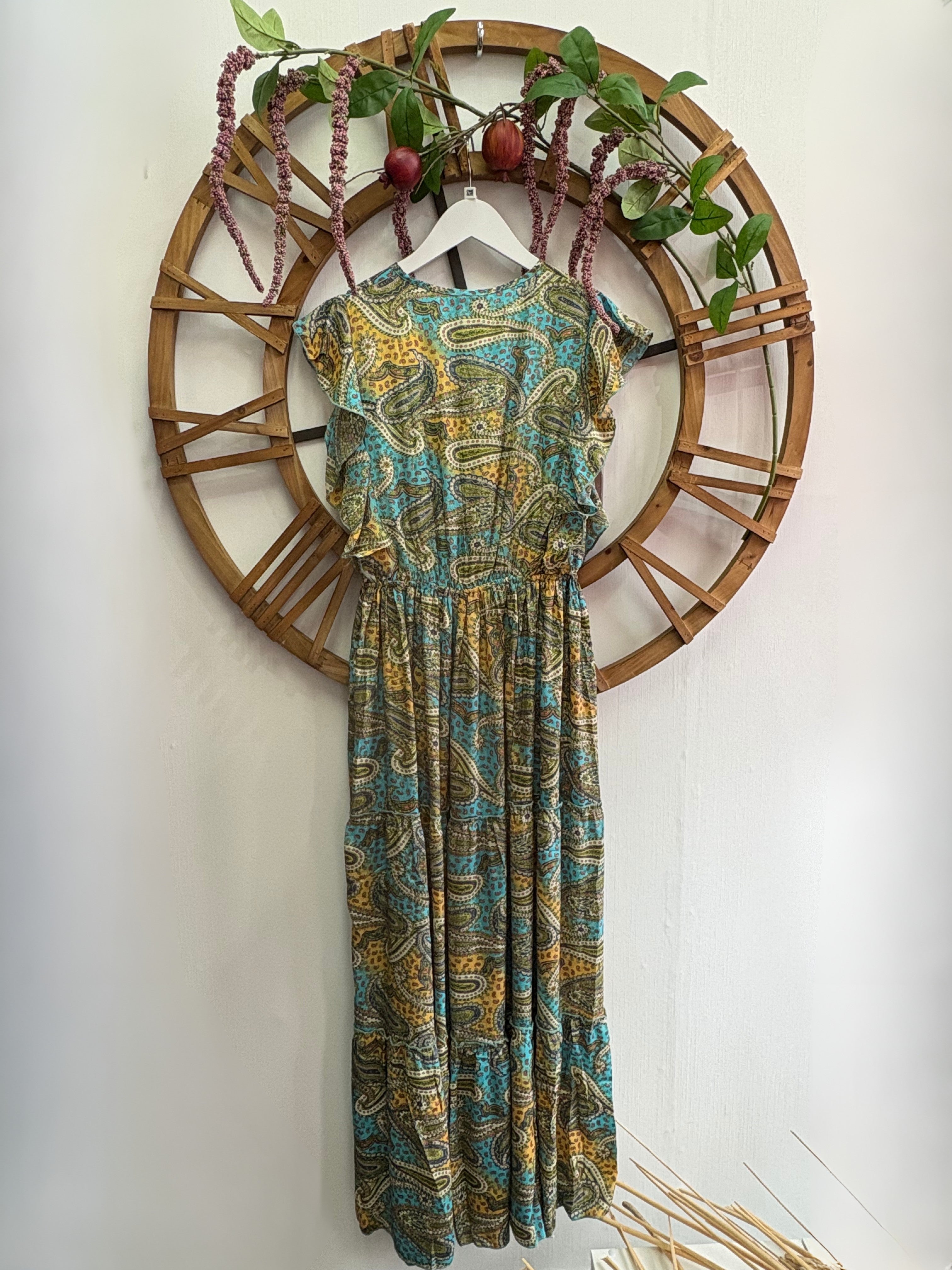 Luxtyle Bohemian Maxi Dress – One Size (Fits 8–16)
