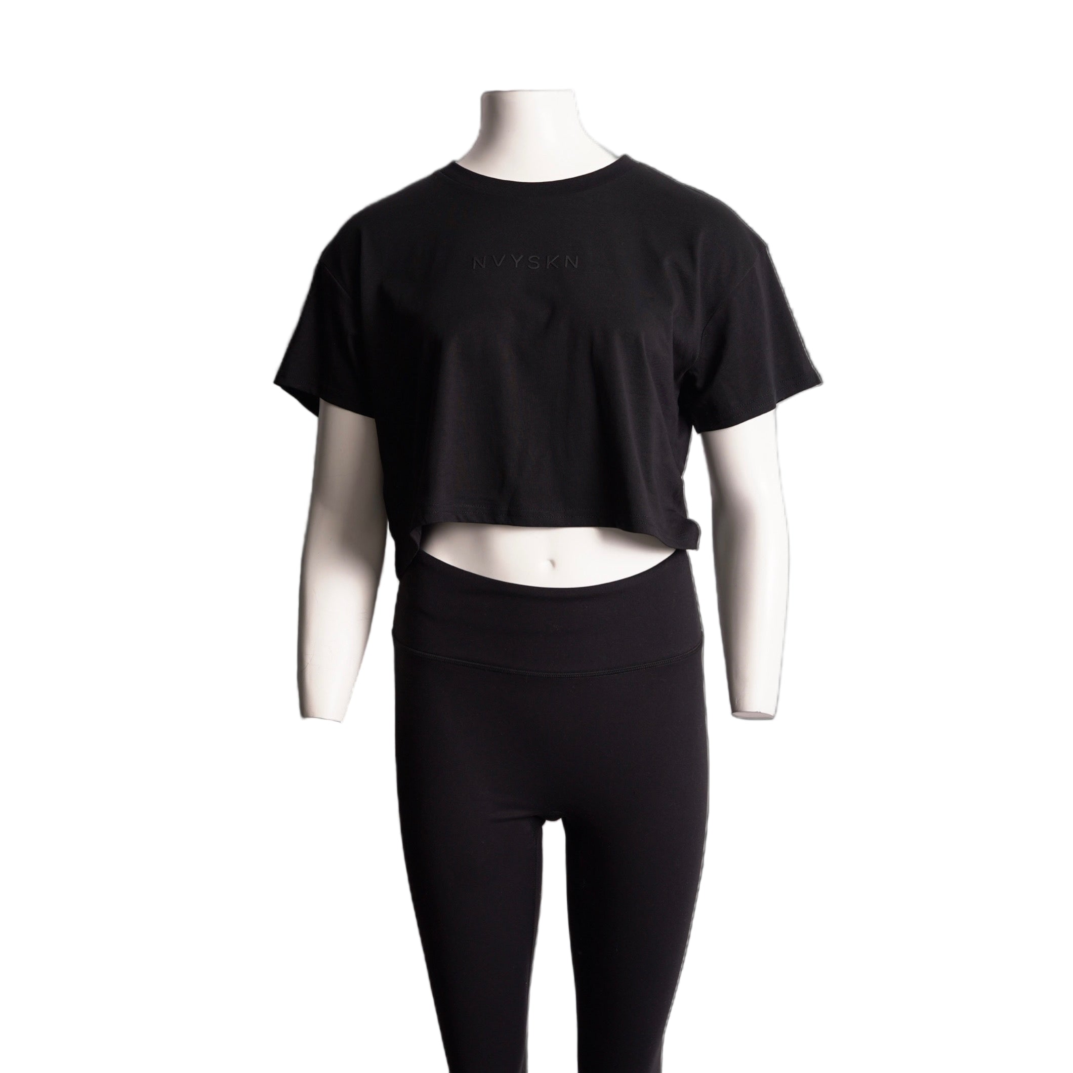 NVYSKN Womens Cotton Cropped T Shirt