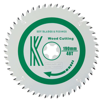 190mm X FF X 2.4mm 48 Tooth ATB CS50 Circular Saw Blade - 2301