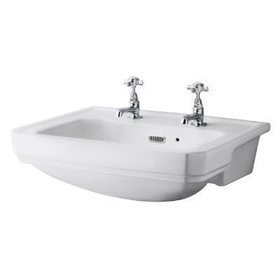 Fitzroy 560mm Semi Recess Basin