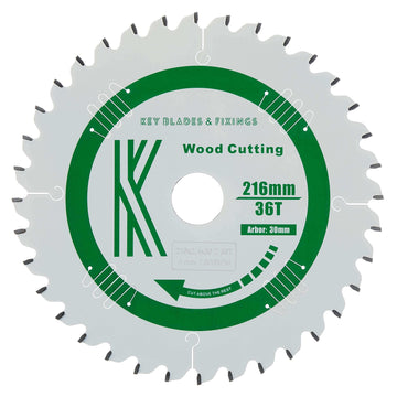 216mm x 30mm x 2.4mm 36T ATB (Neg Rake) Festool KS60 Circular Saw Blade - 2501