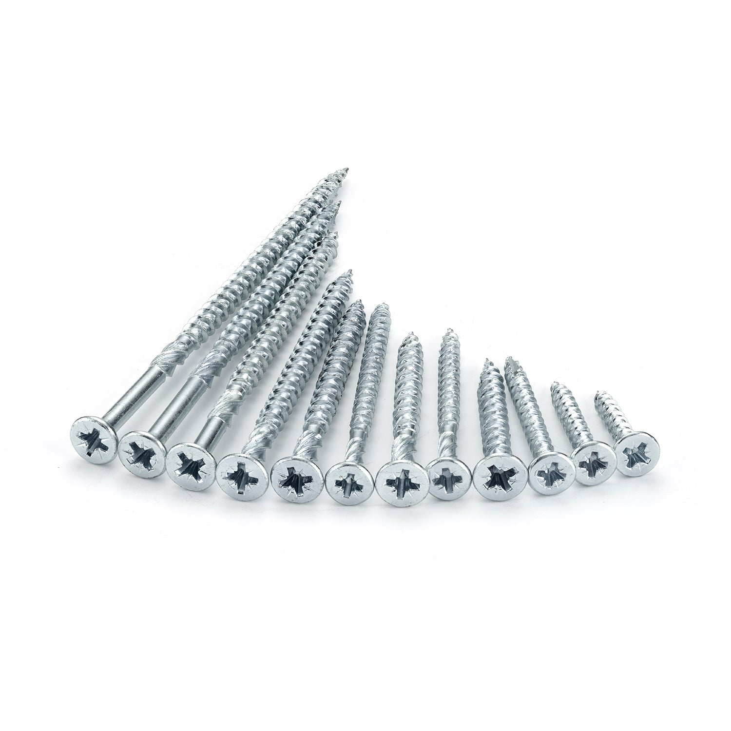 Twister Screws MultiBox – 1,280-Piece Zinc-Coated Wood Screws, 12 Sizes, Self-Countersinking, Type 17 Point, Pozi Drive, U-Thread, Includes 5 PZ2 Bits, Organizer Box for DIY & Indoor Projects