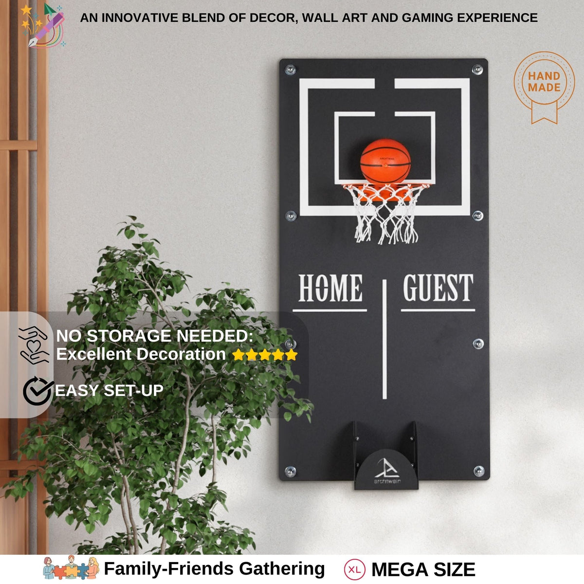Classic Mega Basketball Wall Game