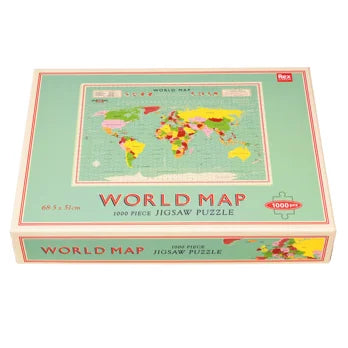 Rex London Jigsaw puzzle (1000 pieces) - World Map