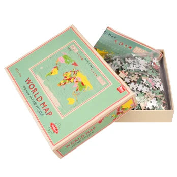Rex London Jigsaw puzzle (1000 pieces) - World Map