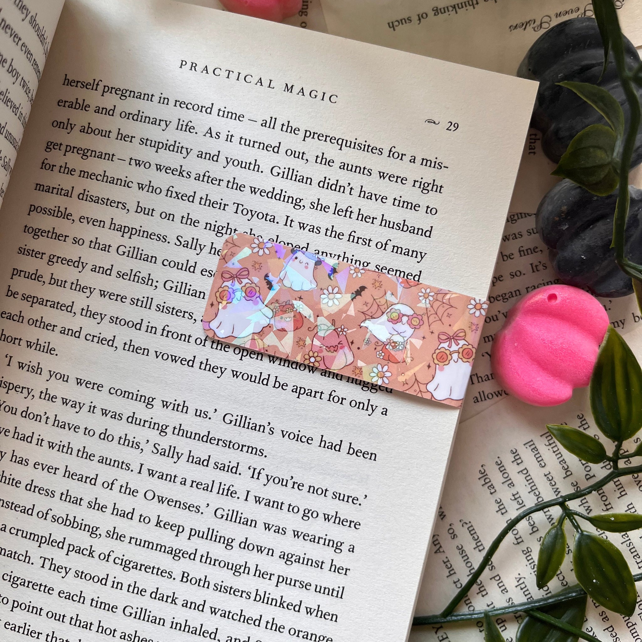 Mini Pumpkin Party Magnetic Bookmark