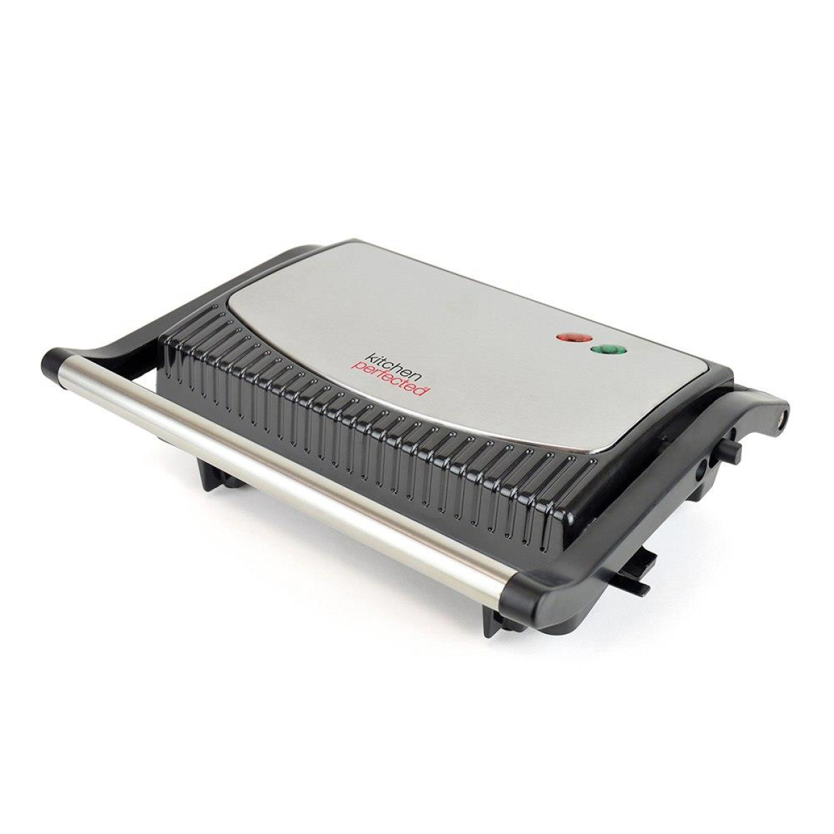 KitchenPerfected Health Grill and Panini Press - Black Steel