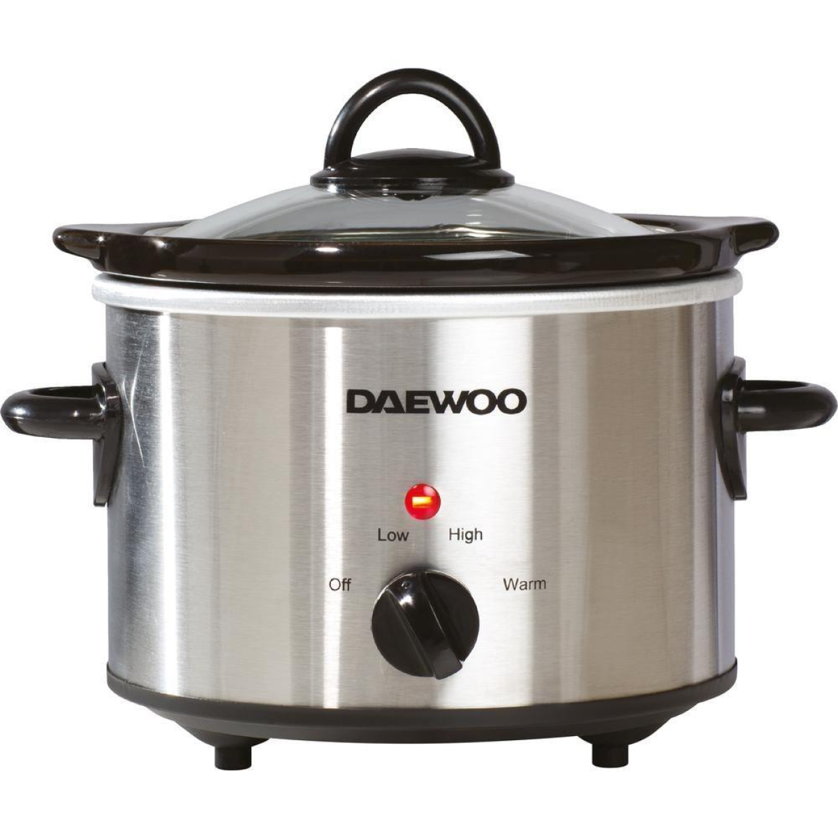 Daewoo Stainless Steel Slow Cooker 1.5L - SDA1363