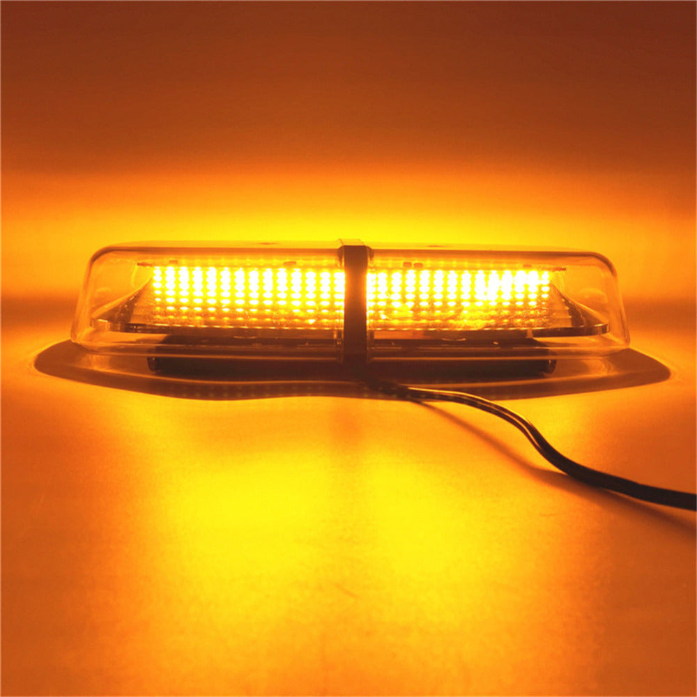 Amber Roof Strobe Light Emergency Beacon Flashing Warning Mini Lightbar