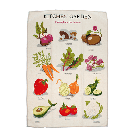 Rex Cotton tea towel - Kitchen Garden