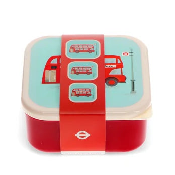 Rex Snack boxes (set of 3) - TfL Routemaster Bus