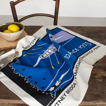 Rex Cotton tea towel - TfL Vintage Poster "Boat Race"
