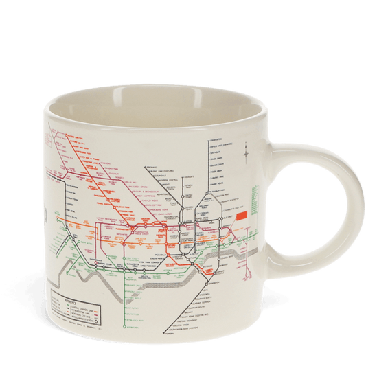 Rex Ceramic Mug - TfL Vintage Poster "Tube Map"