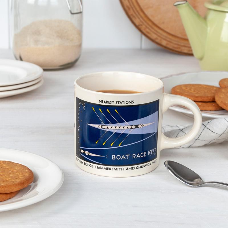 Rex Ceramic Mug - TfL Vintage Poster "Boat Race"