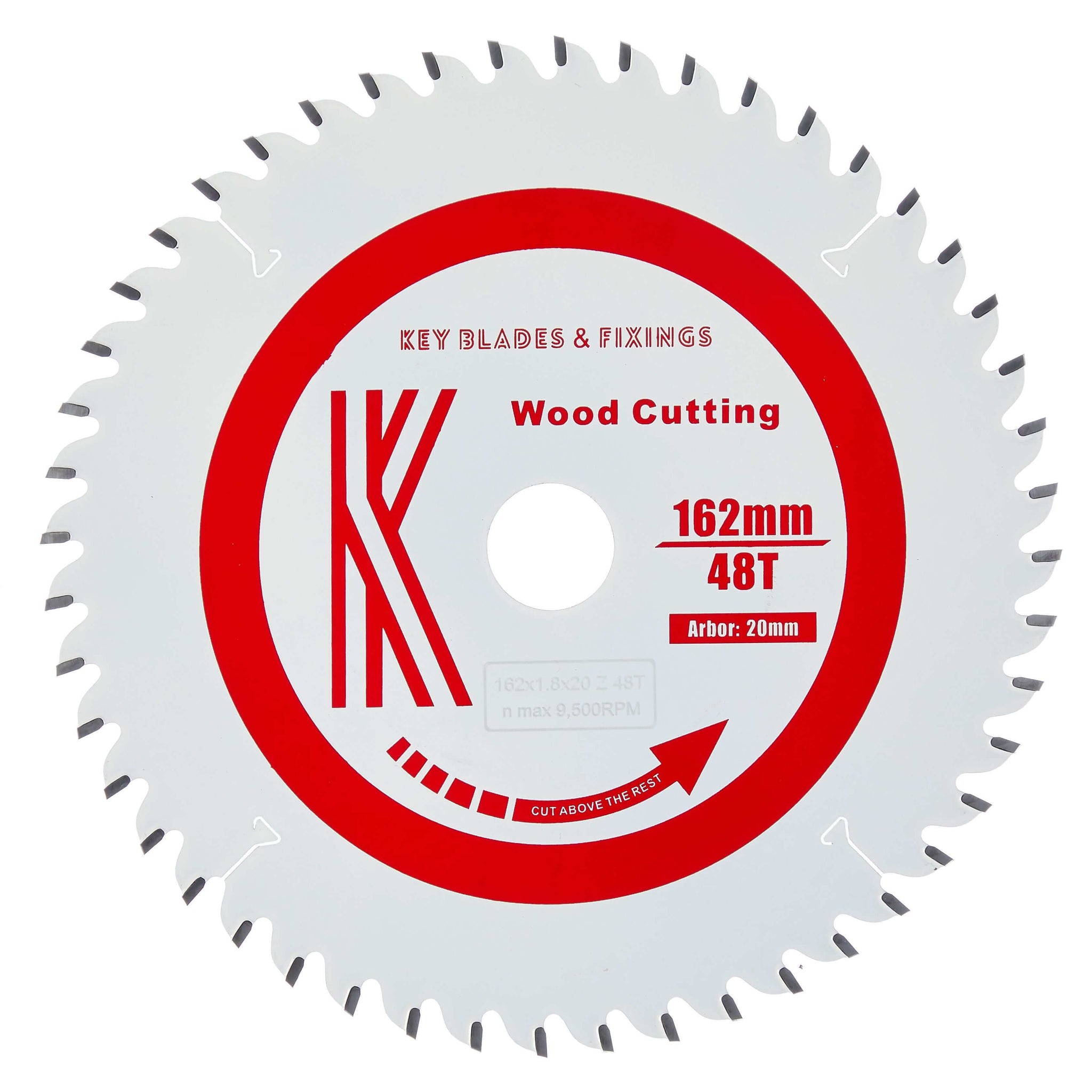 162mm X 20mm X 1.8mm 48 Tooth ATB Mafell Fitment Circular Saw Blade - 3203