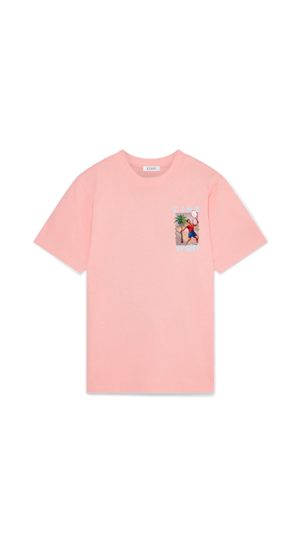 Tennis T-Shirt | Salmon Pink