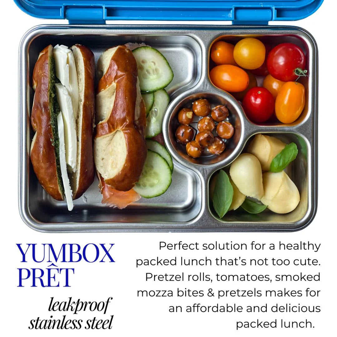Yumbox Prêt Stainless Steel Leakproof Bento Lunch Box  - Various Colours