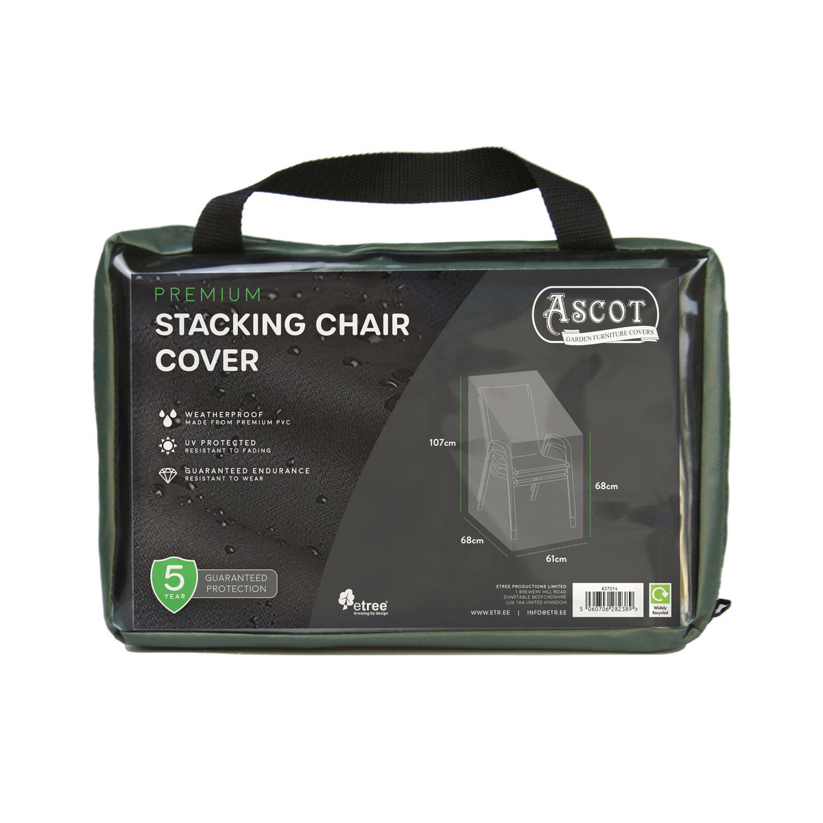 Shell Stacking Chair Cover Premium Stacking Chair Cover - 61 X 68 X 68/107 (H) cm – Empire Warehouse