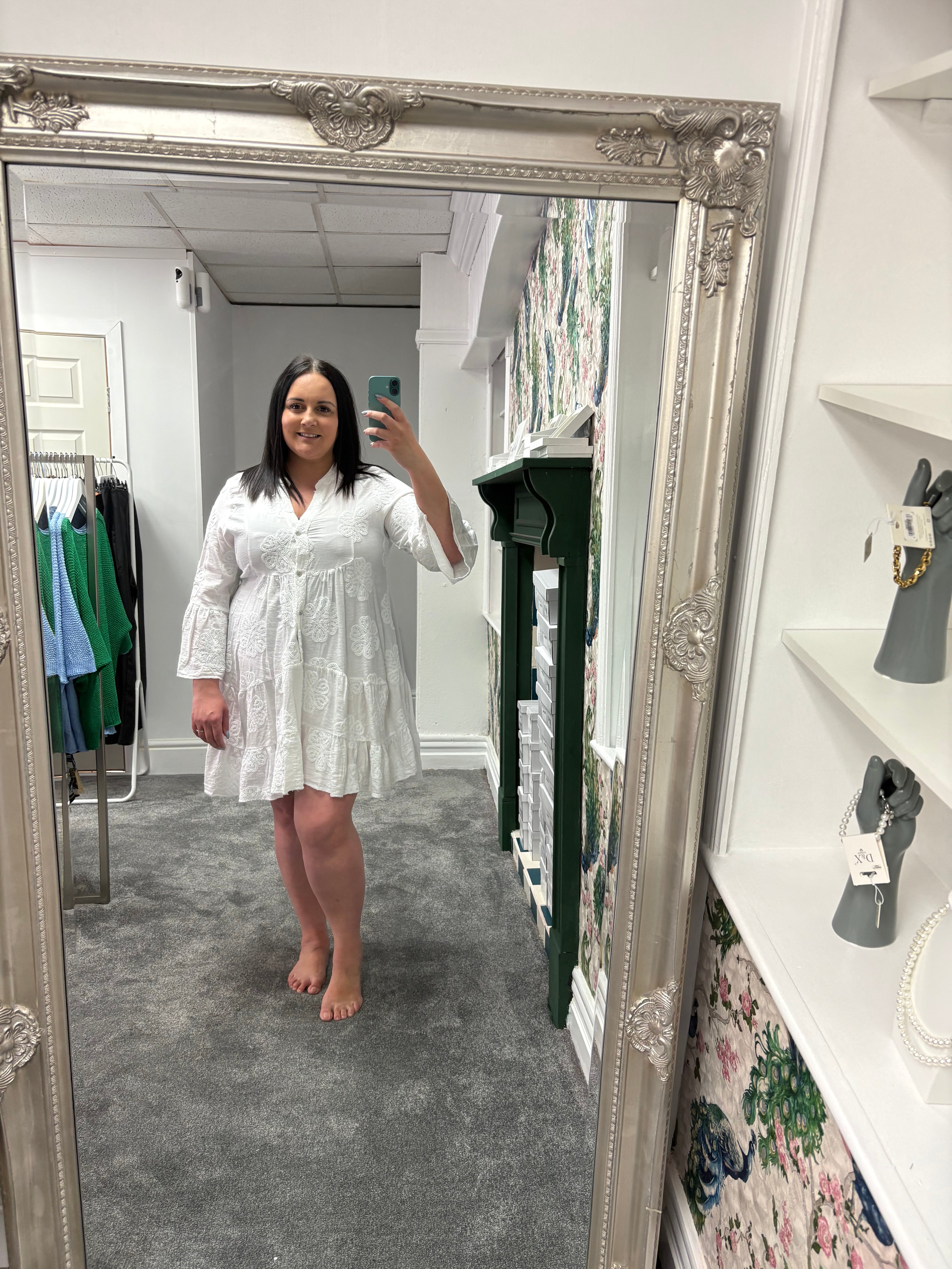 Cotton Floral Dress | One Size 8–18 | 100% Cotton