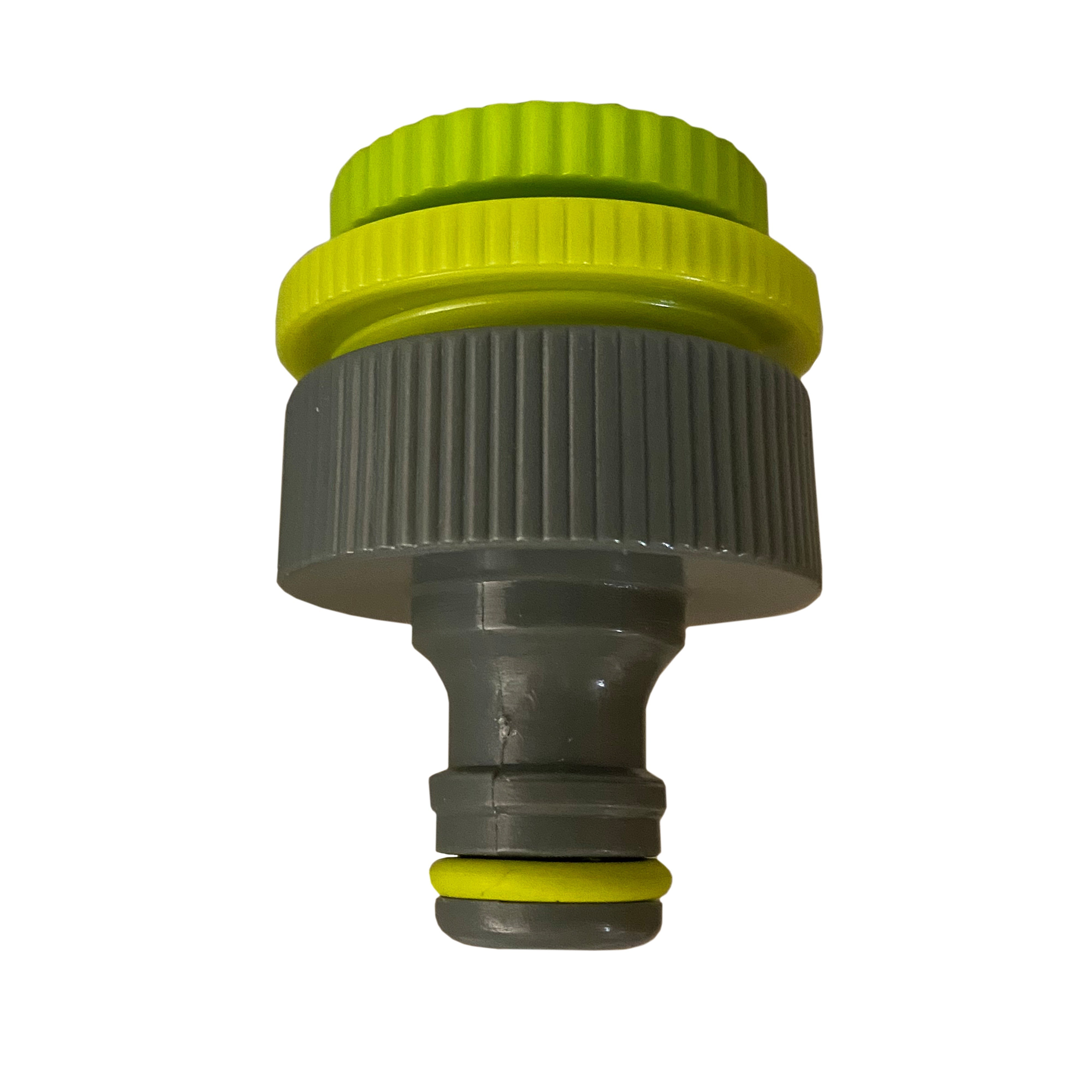 Female Tap Connector 1” – ¾” – ½” BSPF Lime