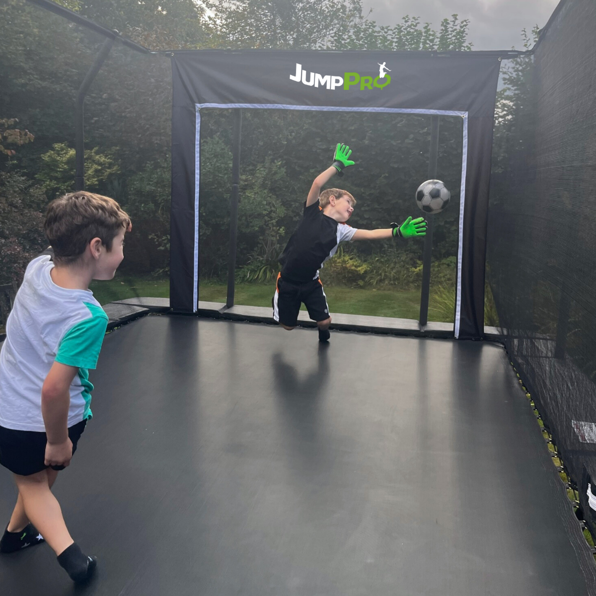 JumpPRO® Trampoline Goal (Medium) - The Only Trampoline Football Goal in the World!