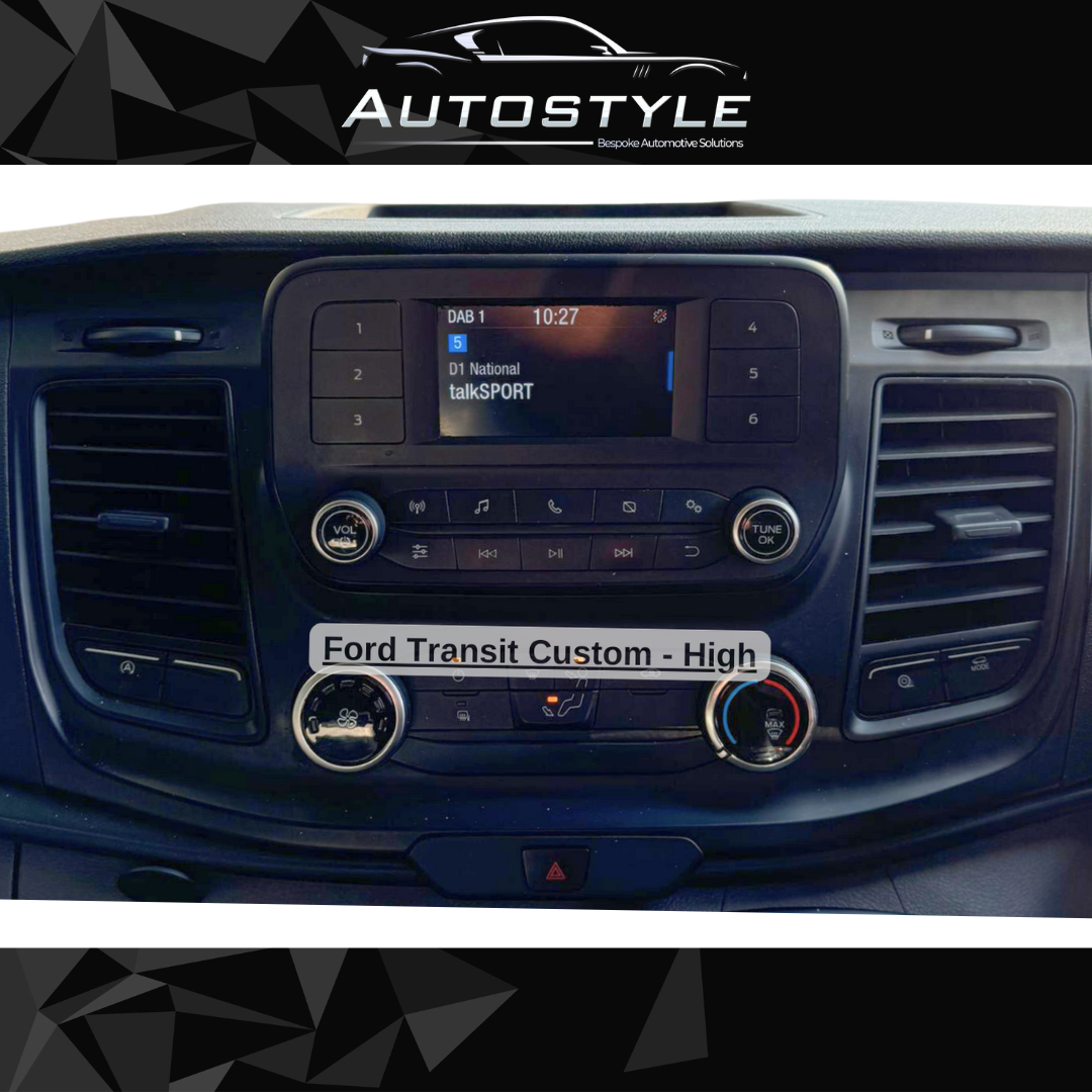 Ford Transit Custom Apple Carplay / Android Auto 10" Stereo Upgrade