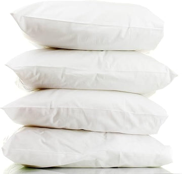 4 Pack Super Bounce Back Pillows  Luxury Premium Fibre Filling for Superior Comfort and Support by OLIVIA ROCCO