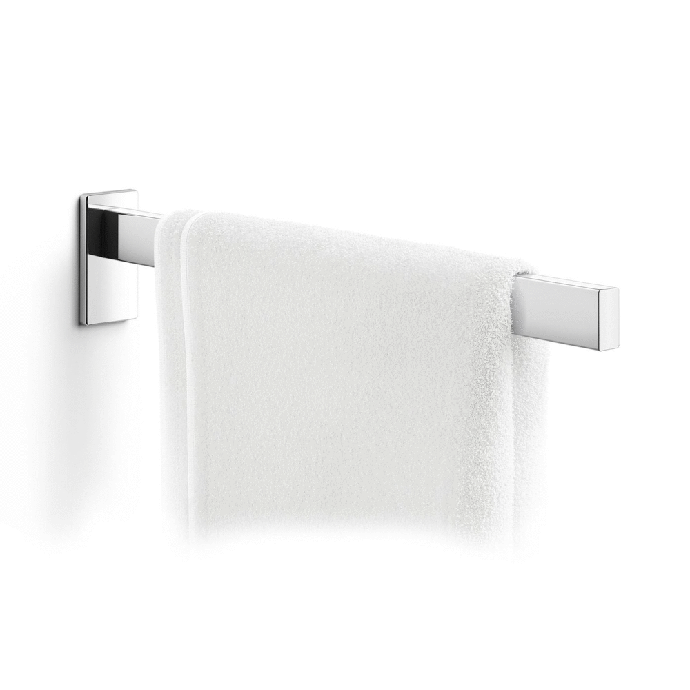 Zack Linea Premium Polished Stainless Steel 42 cm Static Towel Rail - German Luxury