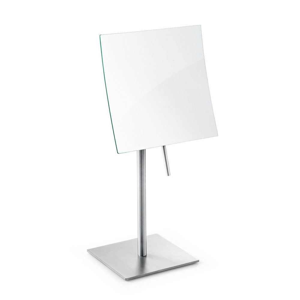 Zack Xero Magnifying Makeup Mirror | 5x Magnification Brushed Stainless Steel