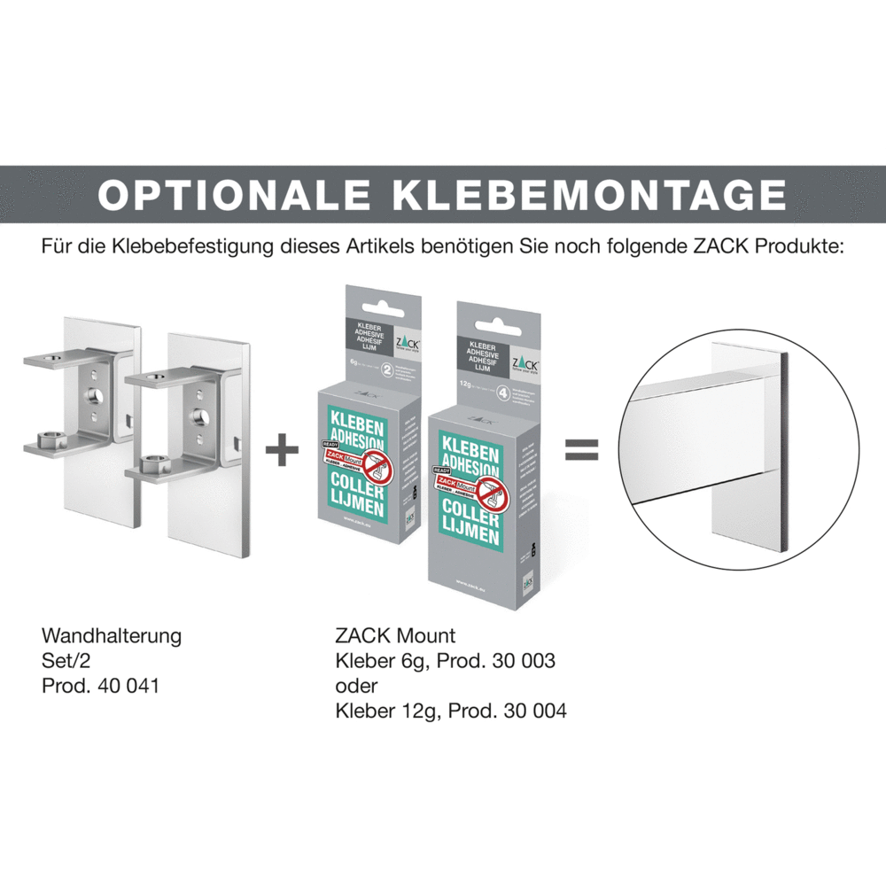 Zack Linea Shower Basket | Polished Stainless Steel Premium Bathroom Storage