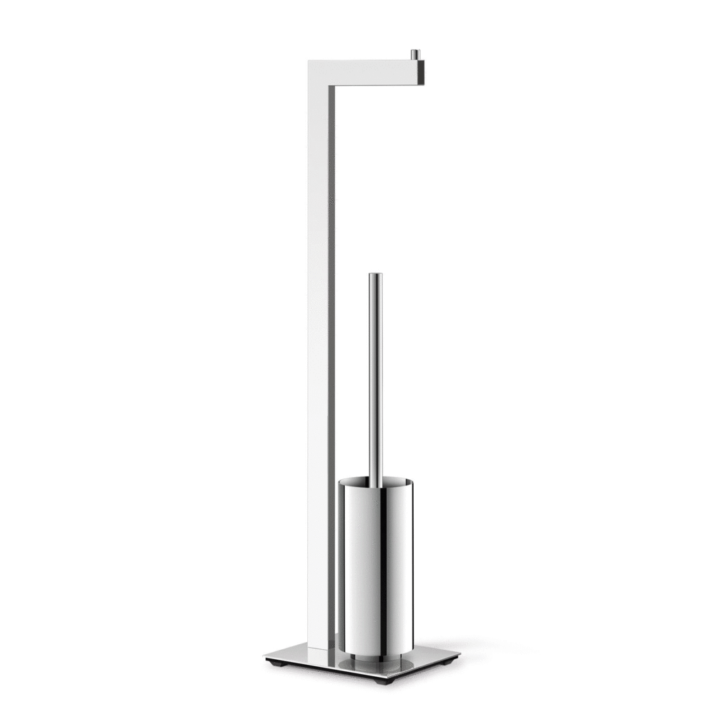 Zack Linea Toilet Butler | Polished Stainless Steel Premium Bathroom Storage
