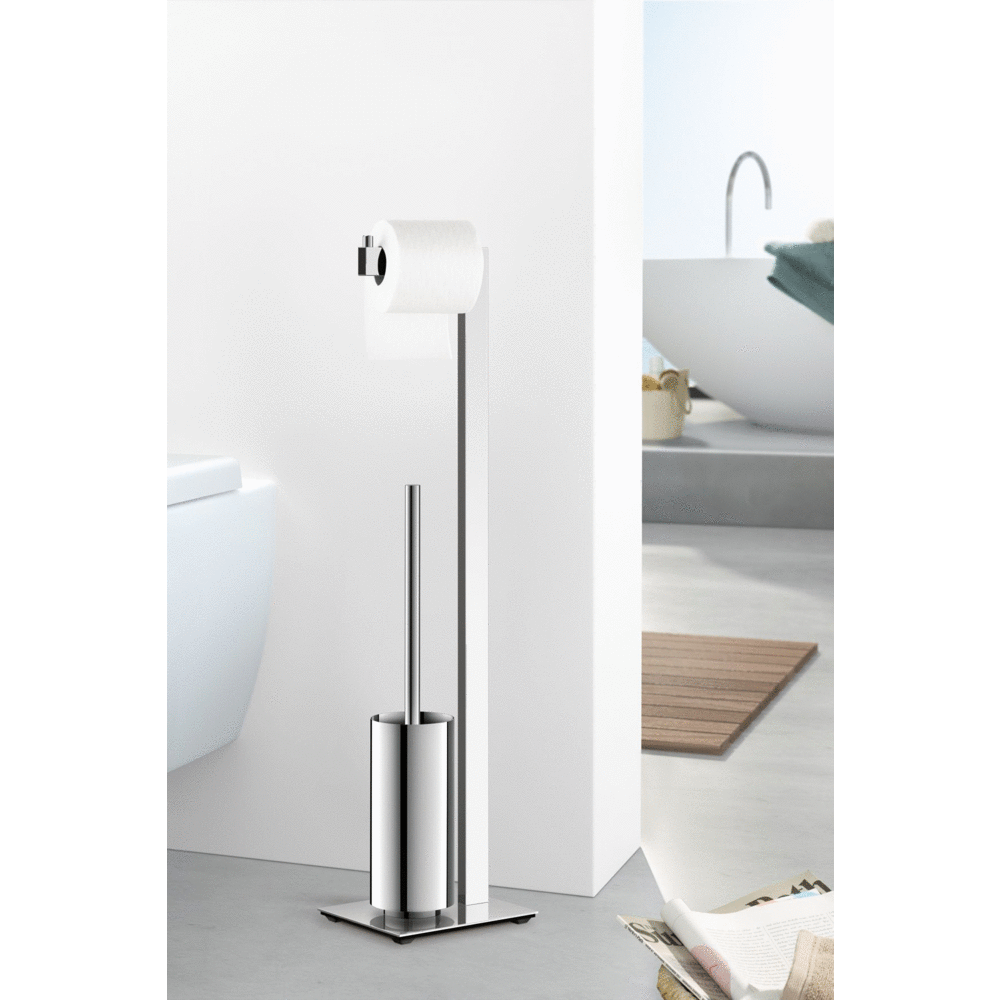 Zack Linea Toilet Butler | Polished Stainless Steel Premium Bathroom Storage