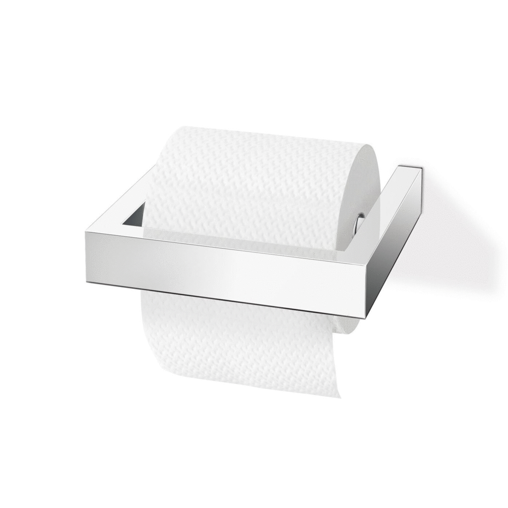 Zack Linea Polished Stainless Steel Toilet Roll Holder 40031