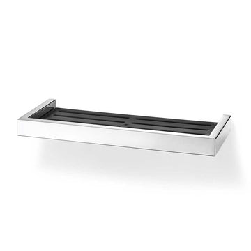 Zack Linea Polished Stainless Steel Shower Shelf 35.2 cm - Premium Bathroom Storage
