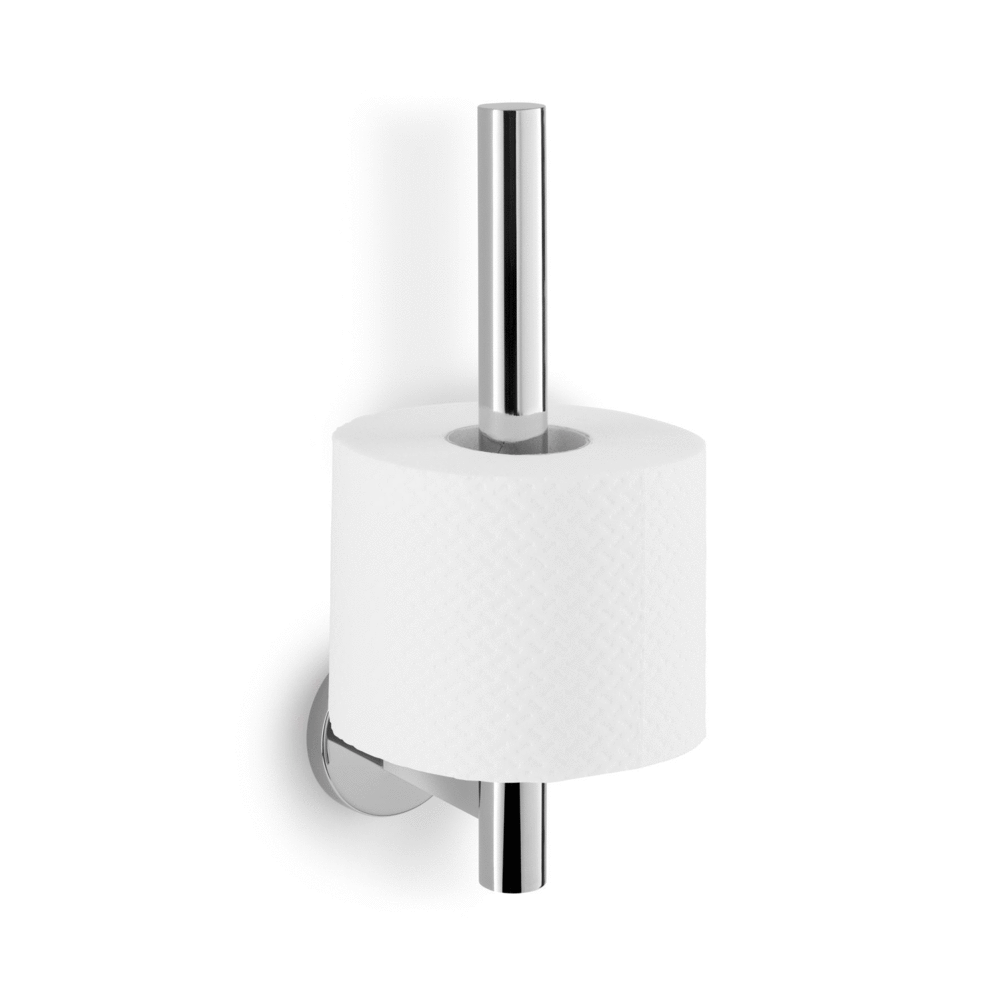 Zack Scala Polished Stainless Steel Spare Toilet Roll Holder - Premium Bathroom Organisation