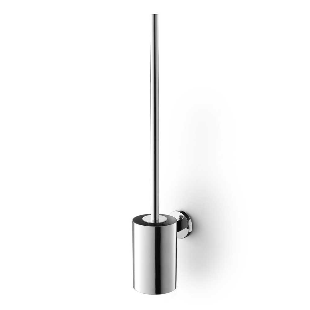 Zack Scala Polished Stainless Steel Wall Toilet Brush - Premium Bathroom Hygiene