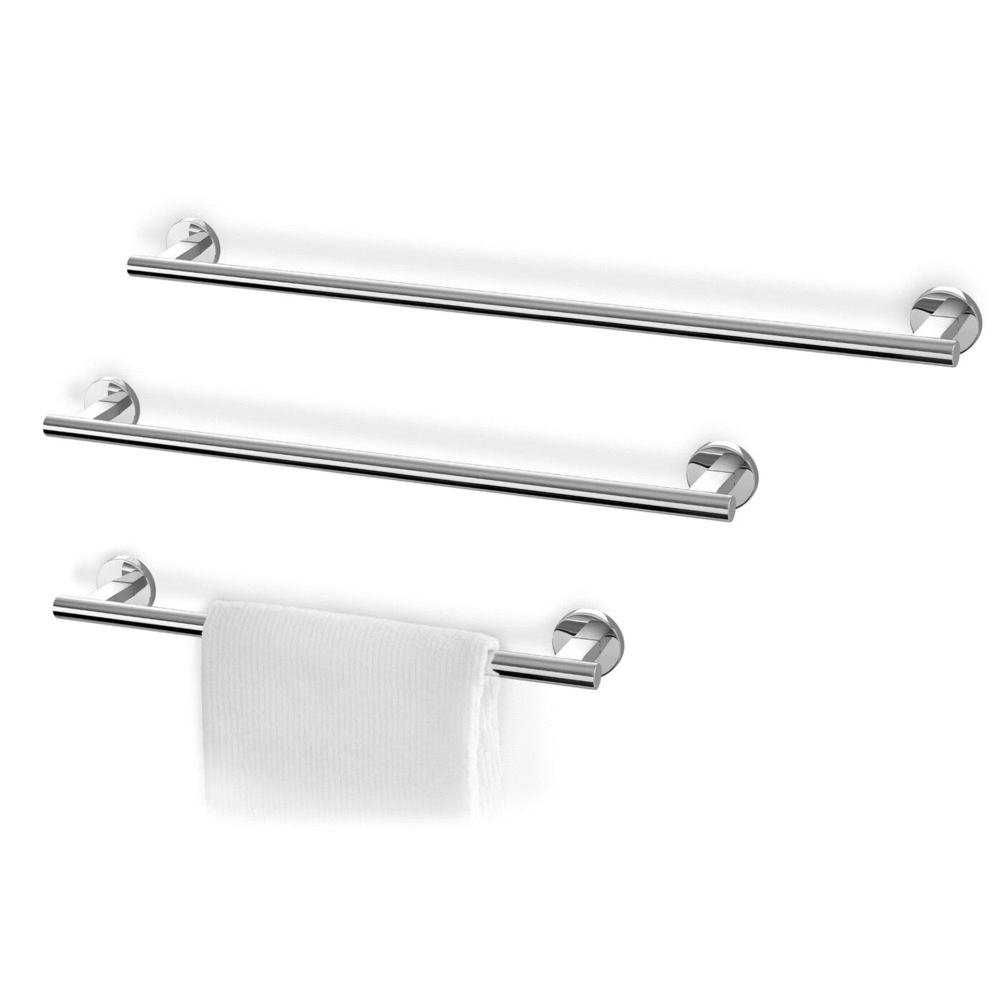 Zack Scala Polished Stainless Steel 51 cm Towel Rail - Premium Bathroom Elegance