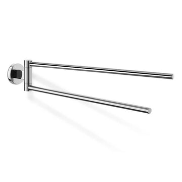 Zack Scala Polished Stainless Steel Swivelling Towel Rail - Premium Rotating Luxury